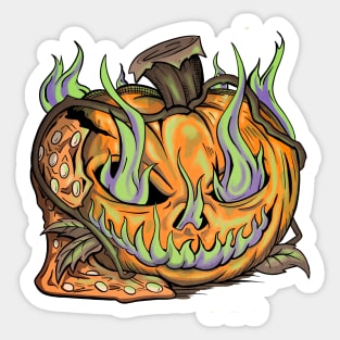 Rotting Pumpkin Sticker